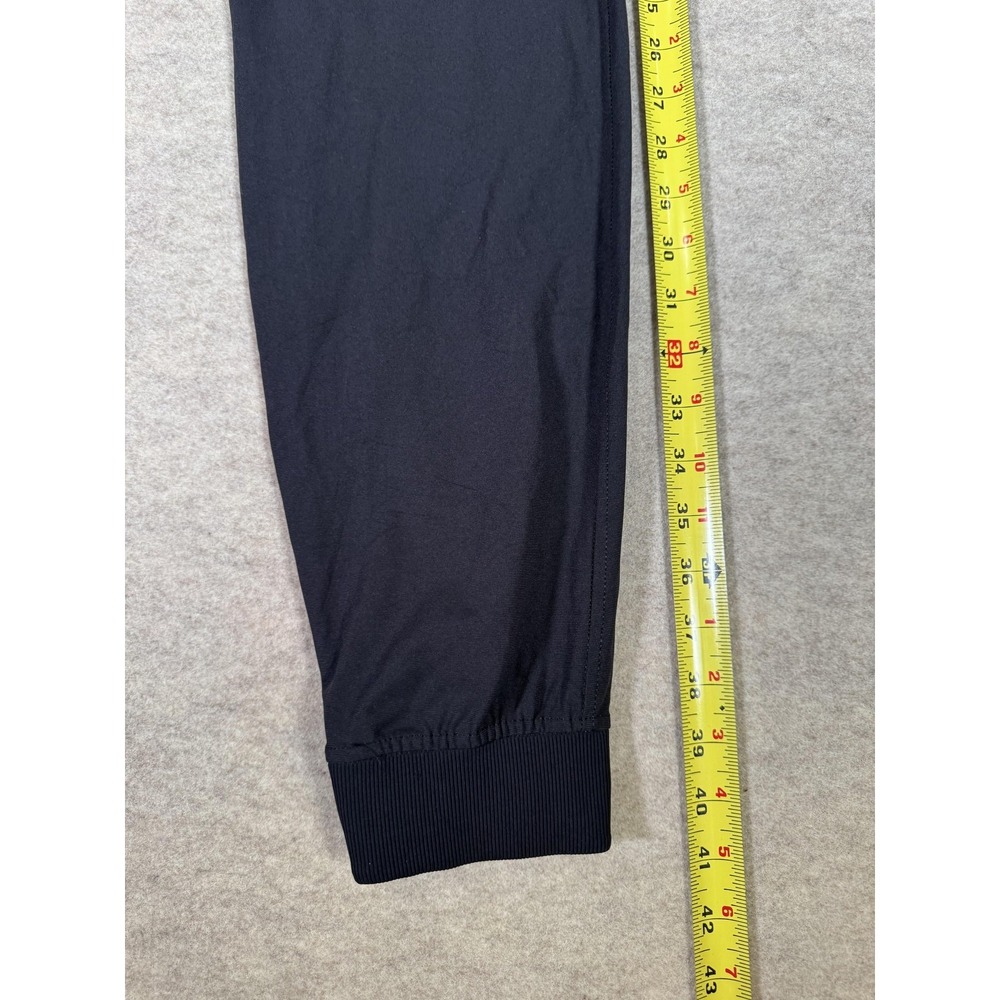 Lululemon Pants Mens Small Black Woven Jogger Elastic Waist Pockets Athletic - Picture 13 of 15